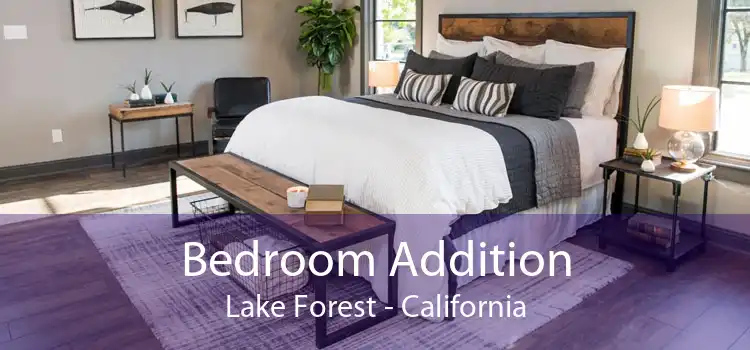 Bedroom Addition Lake Forest - California