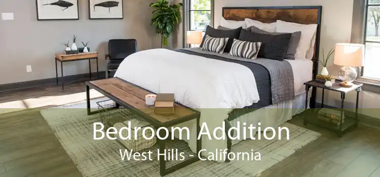 Bedroom Addition West Hills - California