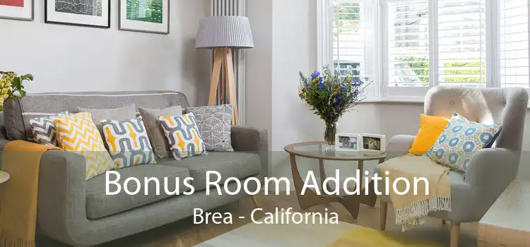 Bonus Room Addition Brea - California