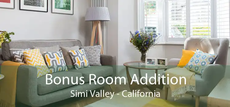 Bonus Room Addition Simi Valley - California