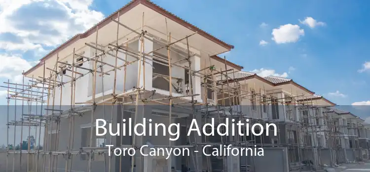 Building Addition Toro Canyon - California
