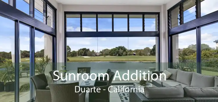 Sunroom Addition Duarte - California