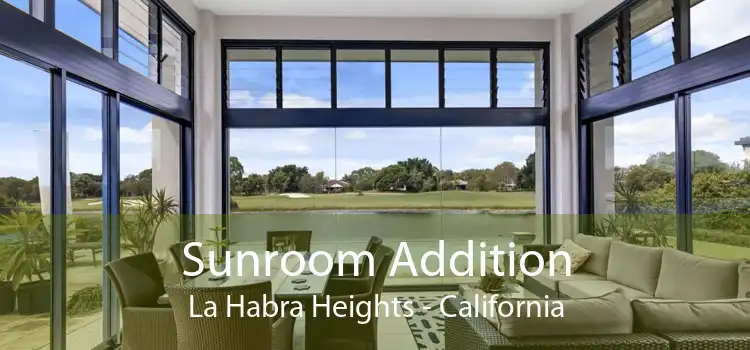 Sunroom Addition La Habra Heights - California