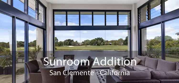 Sunroom Addition San Clemente - California