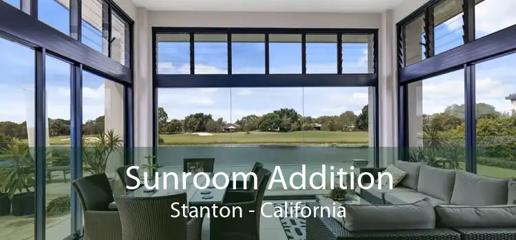 Sunroom Addition Stanton - California