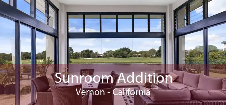 Sunroom Addition Vernon - California