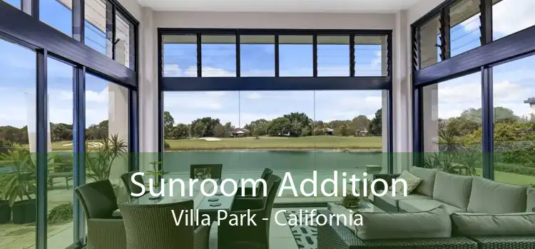 Sunroom Addition Villa Park - California
